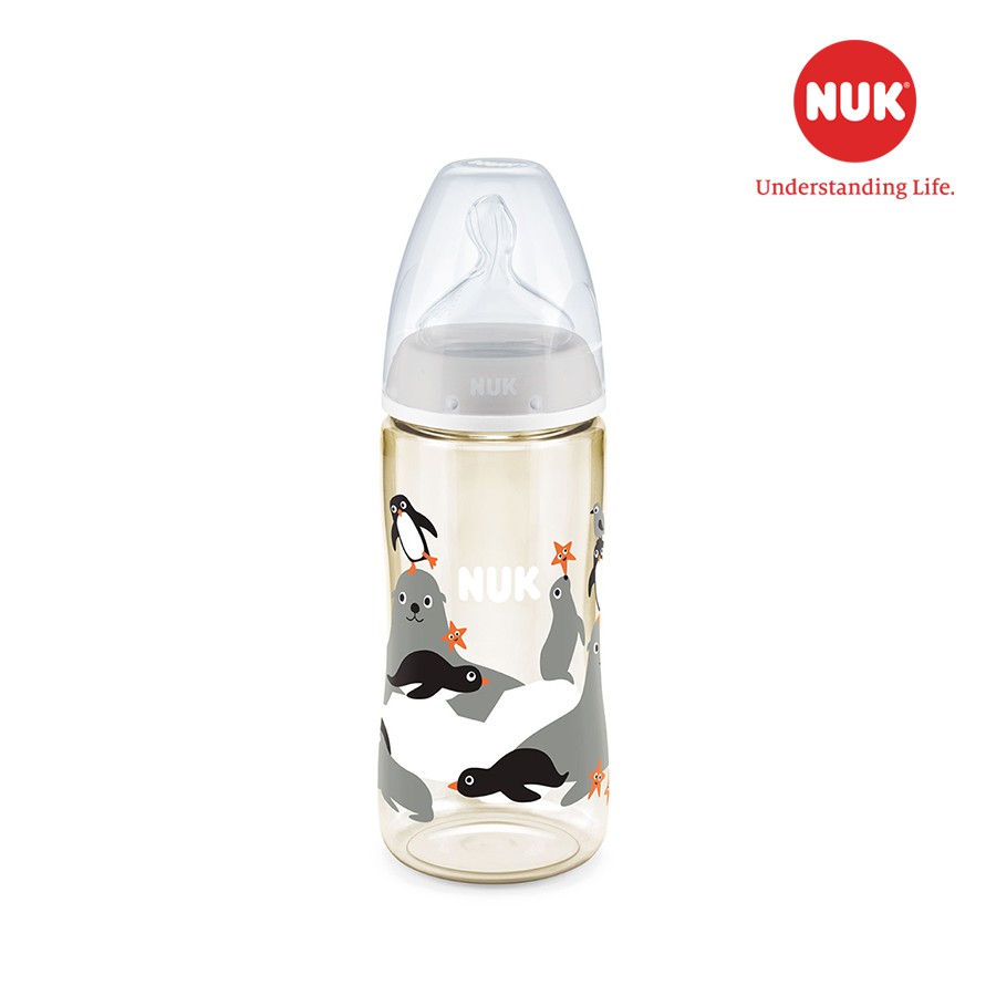 BÌNH SỮA NUK PREMIUM CHOICE+ NHỰA PPSU (ANIMALS) 150ml/300ml