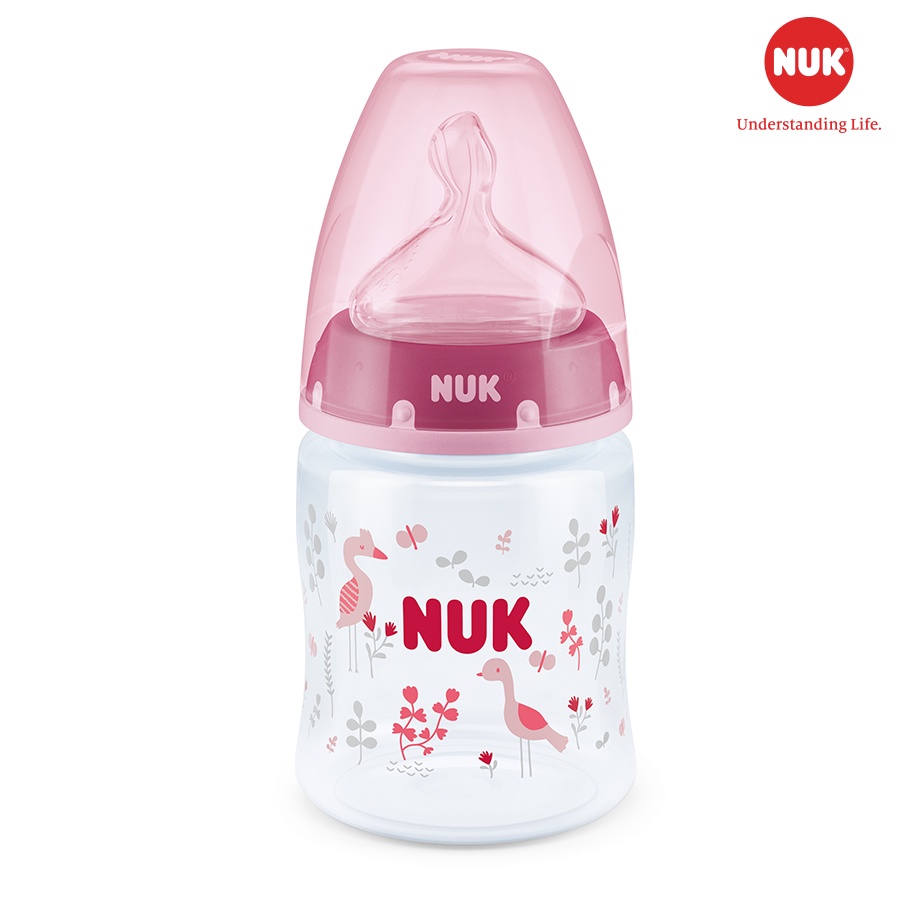 Bình sữa NUK Premium Choice nhựa PP 150ml núm ti Silicone S1 - M