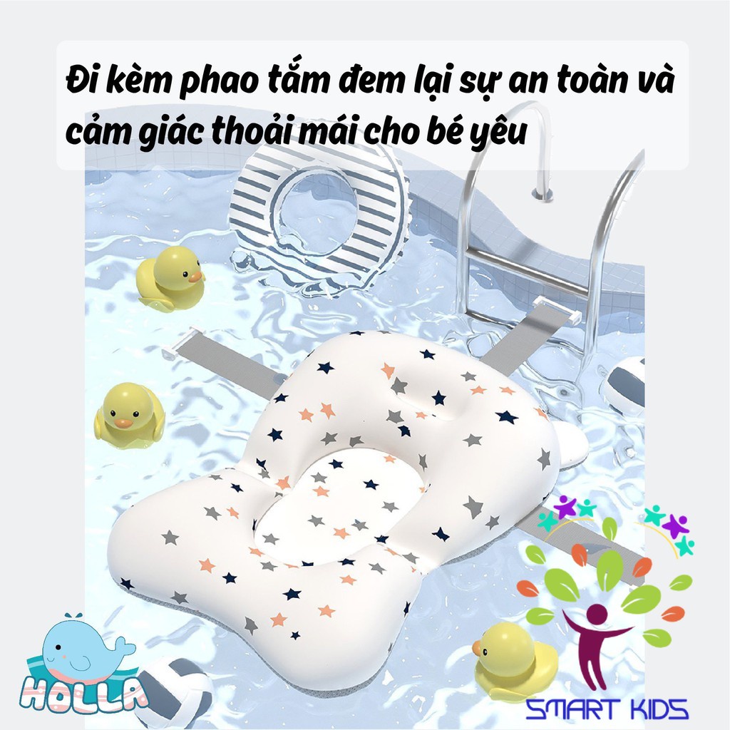 Chậu Tắm Cá Sấu Gấp Gọn Kèm Phao Holla