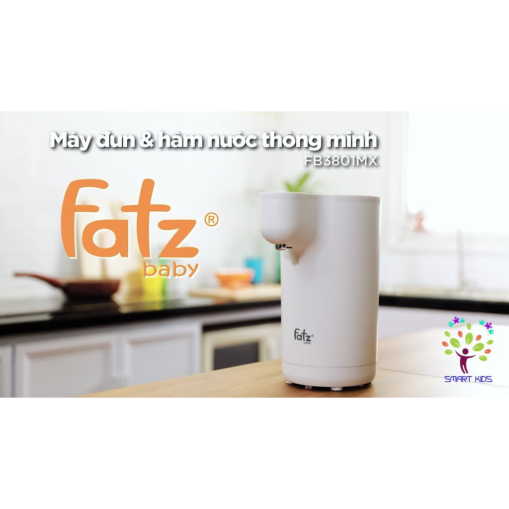 BÌNH ĐUN VÀ HÂM NƯỚC PHA SỮA THÔNG MINH FATZ BABY - SMART 1 - FB3801MX
