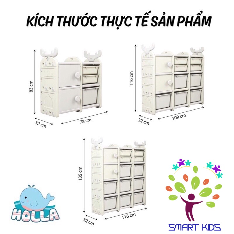 Tủ Đồ Chơi, Kệ Đồ Chơi Tuần Lộc Holla