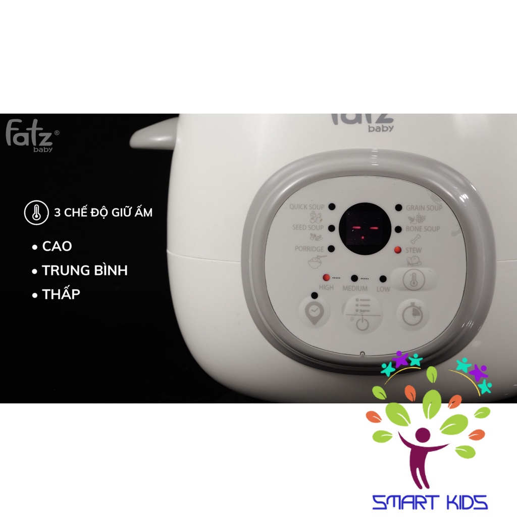 NỒI NẤU CHẬM THÔNG MINH HẸN GỜ 1.5L FATZ BABY - SLOW 5 - FB9115ZT