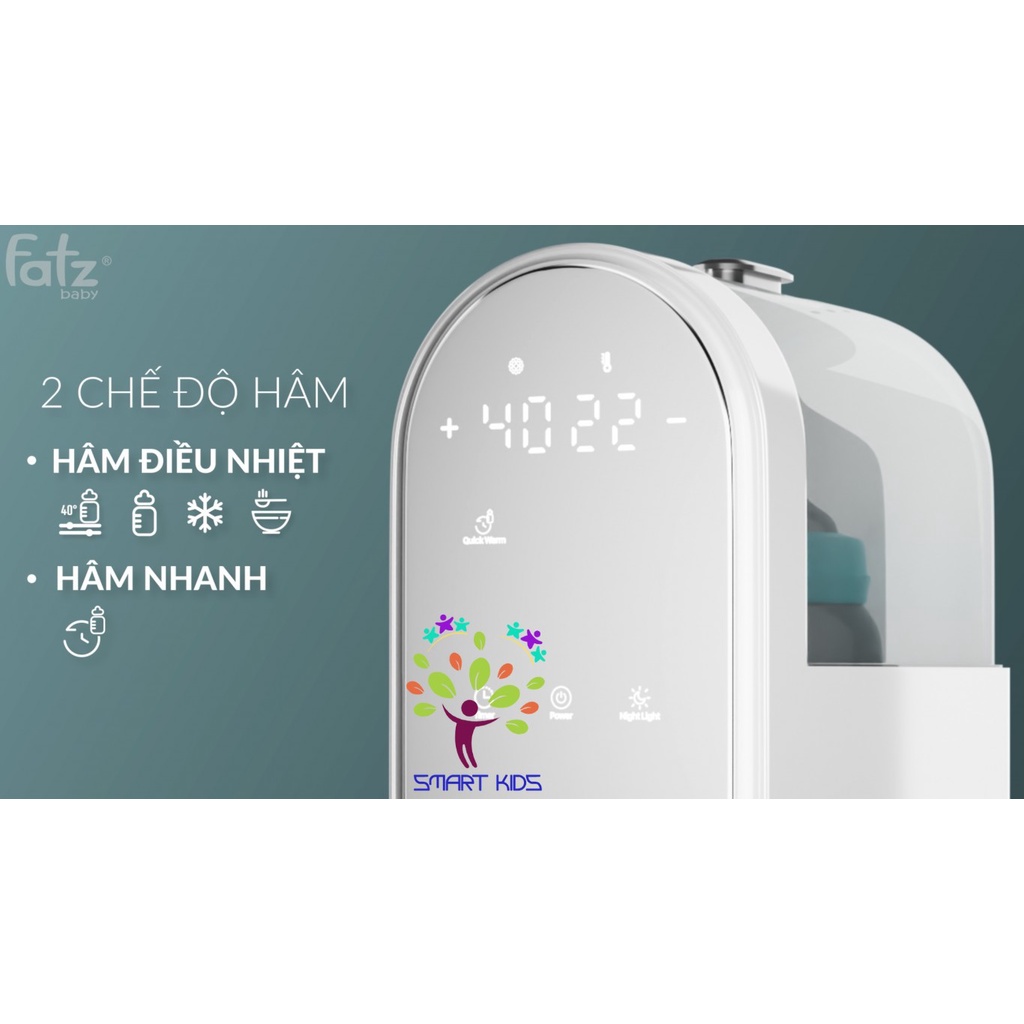 MÁY HÂM SỮA TIỆT TRÙNG ĐIỆN TỬ 2 BÌNH - DUO 6 - FATZ BABY FB3090CY