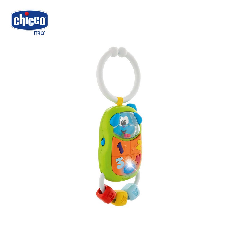 Đồ chơi điện thoại phát nhạc có móc treo Chicco