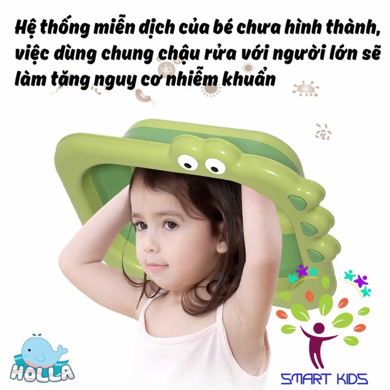 Chậu Rửa Mặt Gấp Gọn Cá Sấu Holla HL-03140