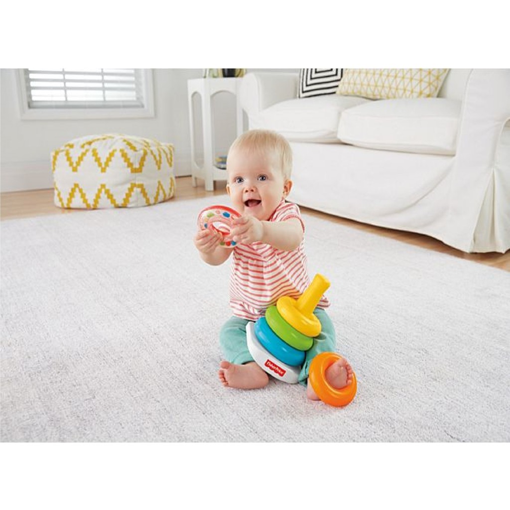 Tháp cầu vồng Fisher Price-Rock a Stack