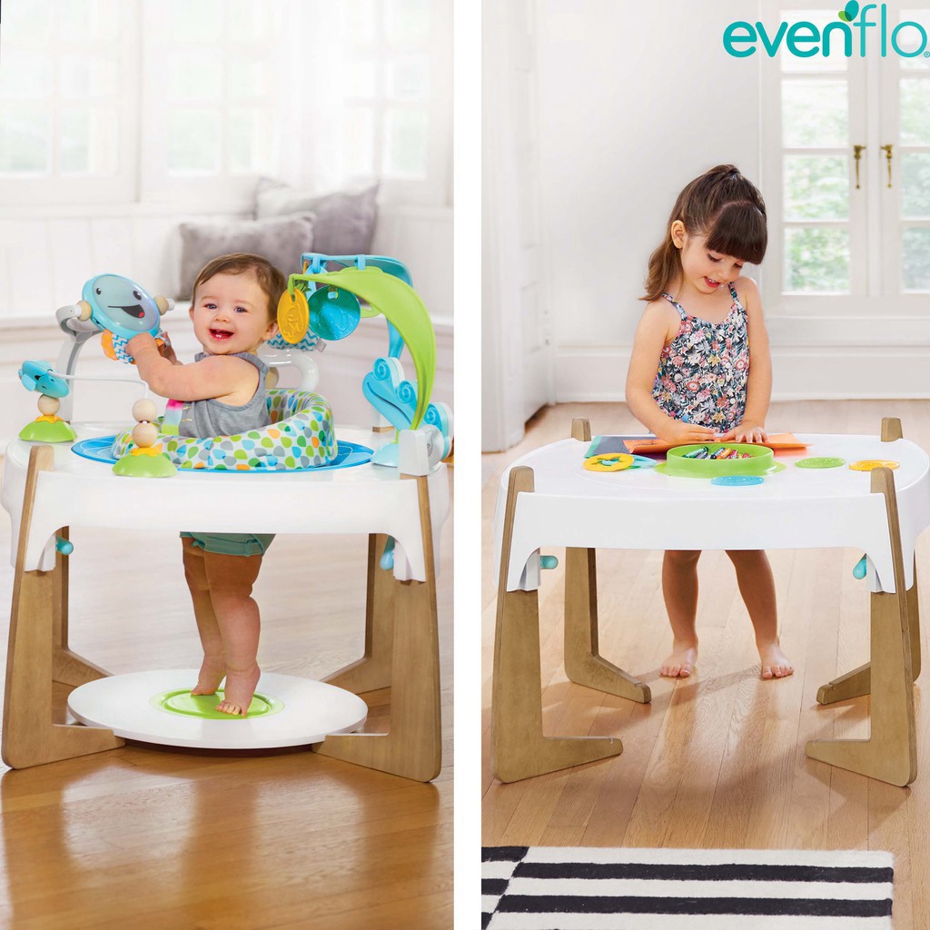 Bàn chơi đa năng Evenflo ExerSaucer Gleeful Sea Activity Center
