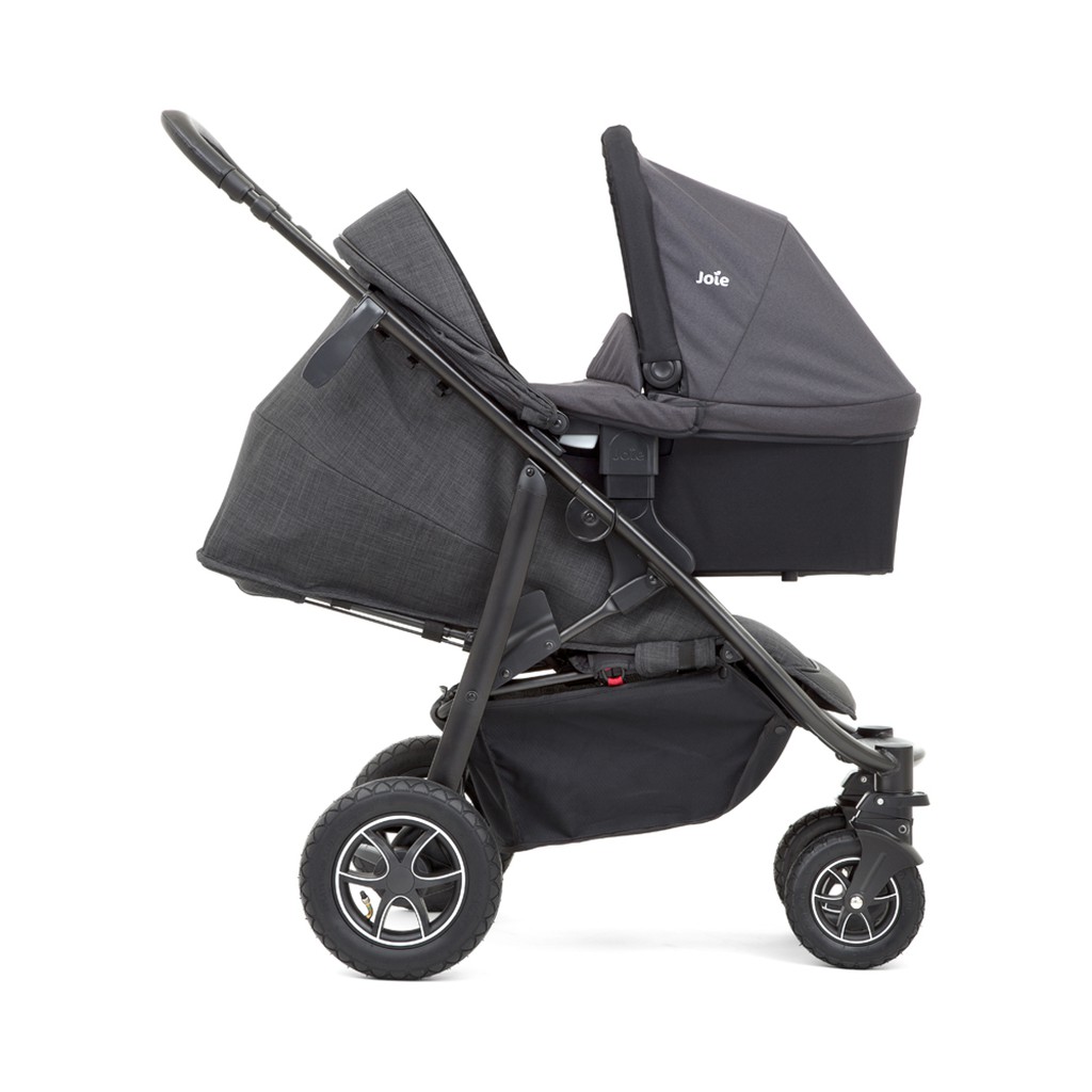 Nôi sơ sinh Joie Ramble Carrycot XL W/ RC Màu Pavement / GrayFlannel / Laurel / Lagoon (tích hợp với các xe đẩy Joie)