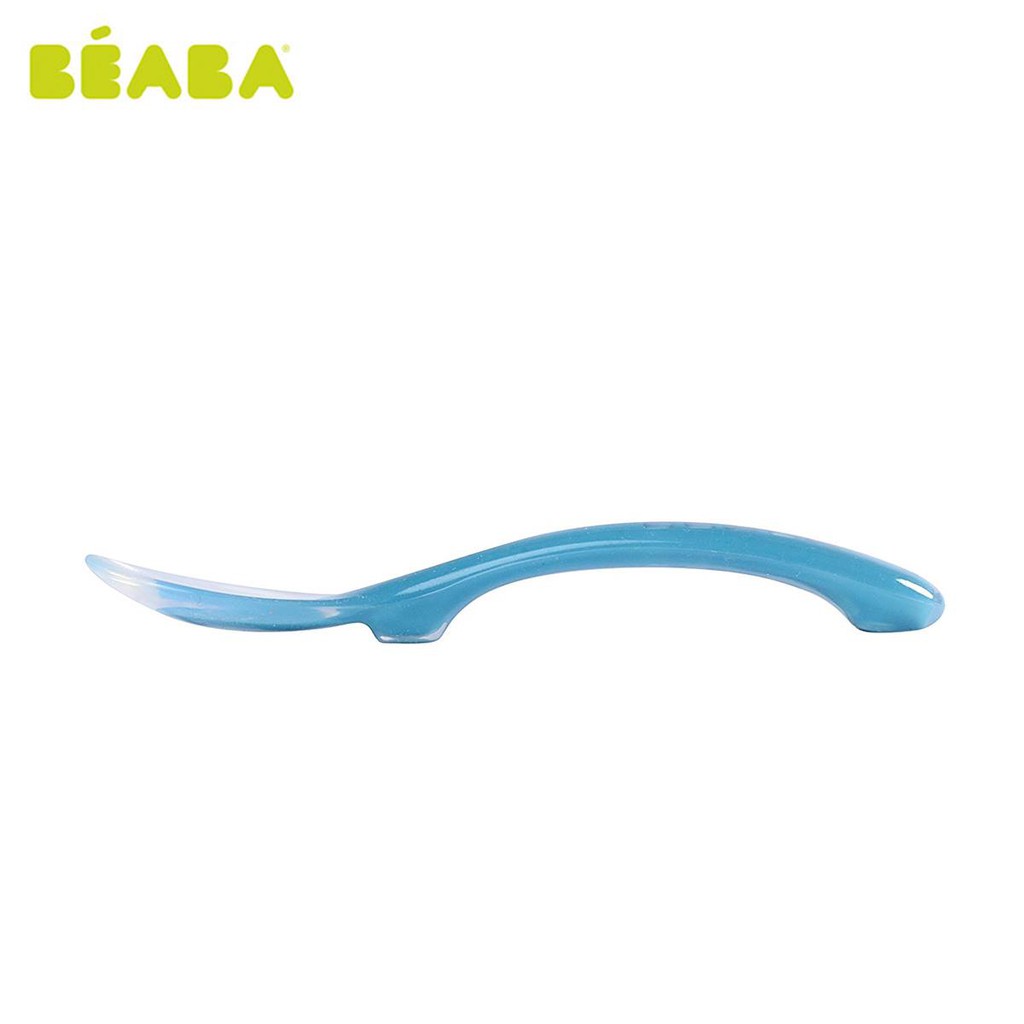 Thìa cầu vồng chống trượt Silicone Beaba
