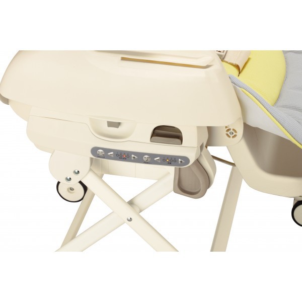 Ghế nôi đa năng rung tự động Nemulila Combi vàng ghi