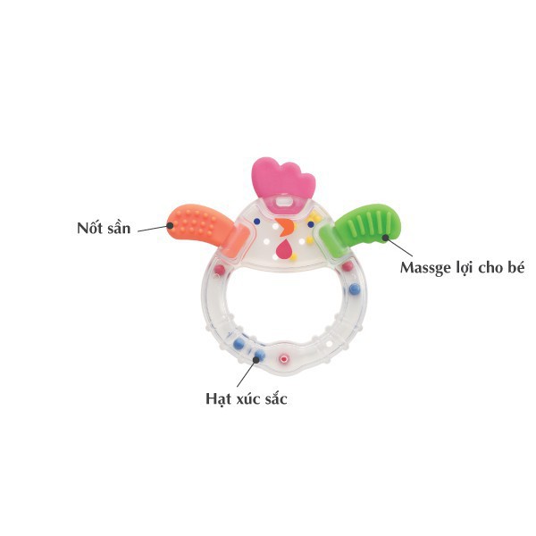 Xúc xắc gặm nướu Gà Con Richell