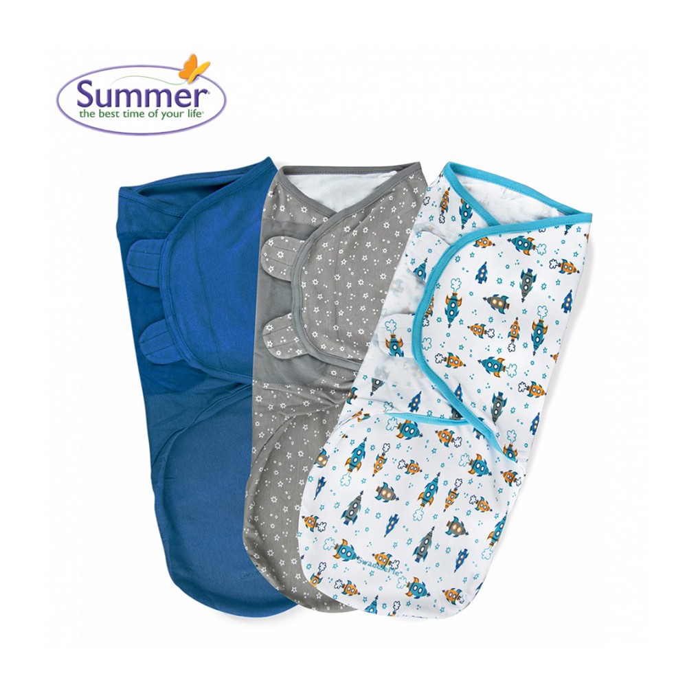Bộ 3 Chăn quấn Summer Infant