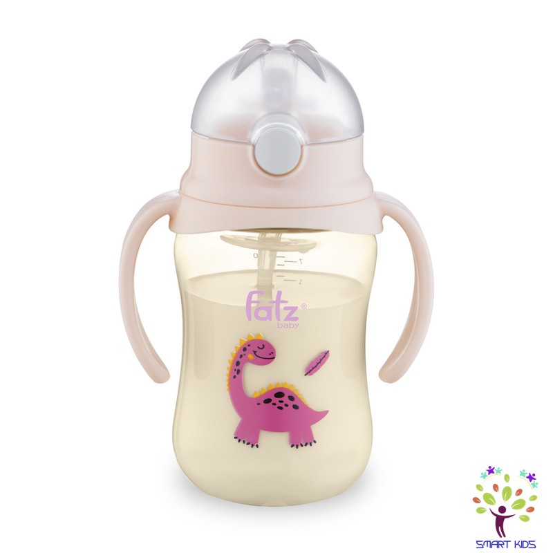 BÌNH TRITAN BẬT HÚT 2 TAY CẦM VỚI PHAO 360 ĐỘ 250ML FATZ BABY FB0250NX