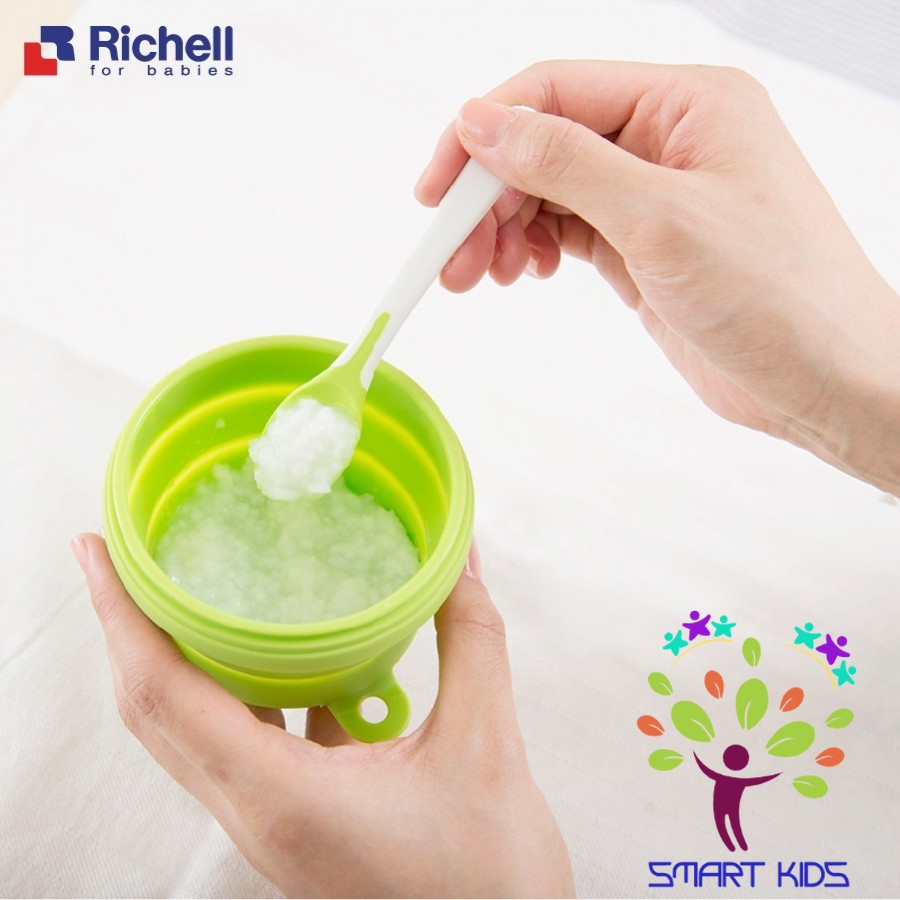 CHÉN ĂN DẶM GẤP GỌN KÈM MUỖNG RICHELL