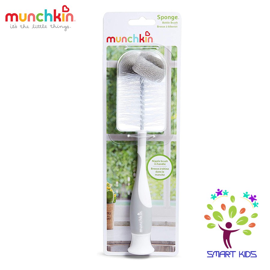 Cọ Bình Sữa Có Mút Munchkin