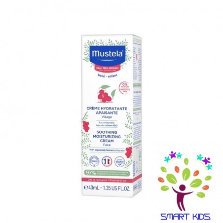 Kem Dưỡng Da Mặt Cho Trẻ Sơ Sinh & Em Bé Có Da Nhạy Cảm MUSTELA Soothing Moisturizing Cream 40ml