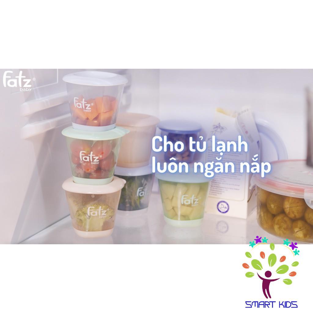 Bộ 3 cốc trữ thức ăn dặm xếp chồng 150ml Fatz Baby FB0060N
