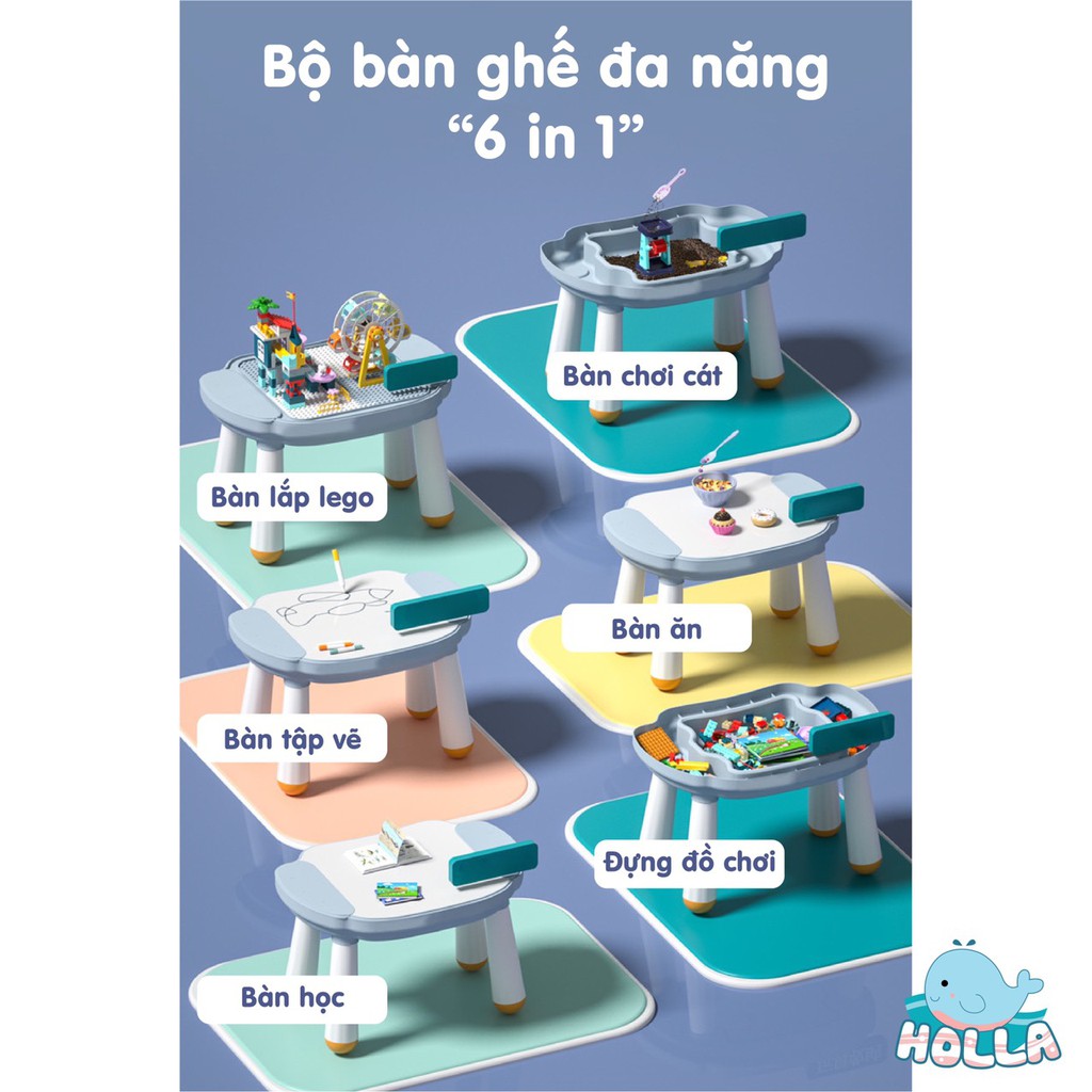 Bộ bàn ghế đa năng Holla HL-10110