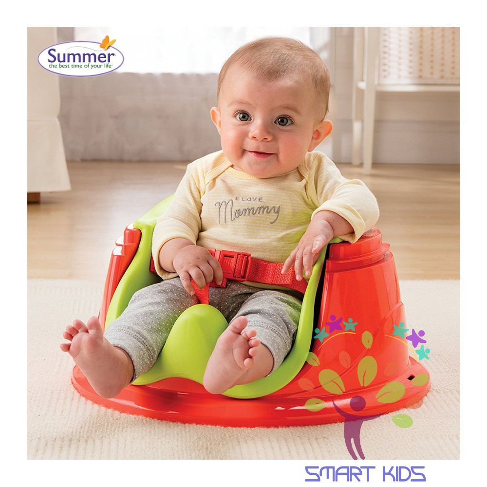 Ghế tập ngồi 3 giai đoạn có thanh đồ chơi Summer Chính hãng Nhập khẩu Mỹ