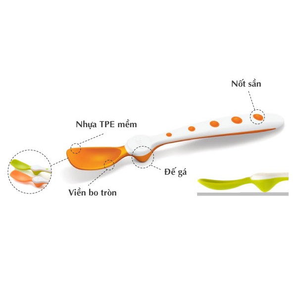 BỘ 5 THÌA MỀM NUK Chính hãng nhập khẩu Đức
