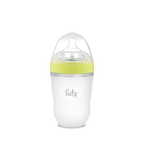 Bình sữa silicone cổ siêu rộng FATZ BABY 180ml / 240ml