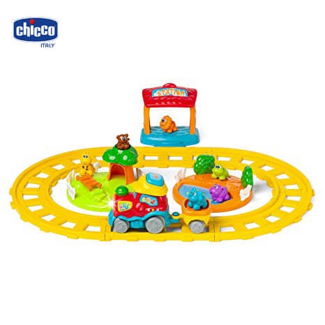 Đồ chơi xếp hình luyện ngôn ngữ Đoàn tàu muông thú Chicco