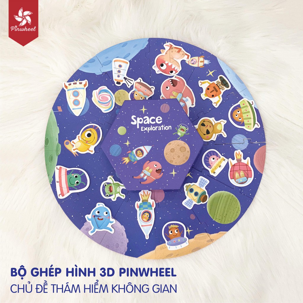 Bộ ghép hình 3D Pinwheel