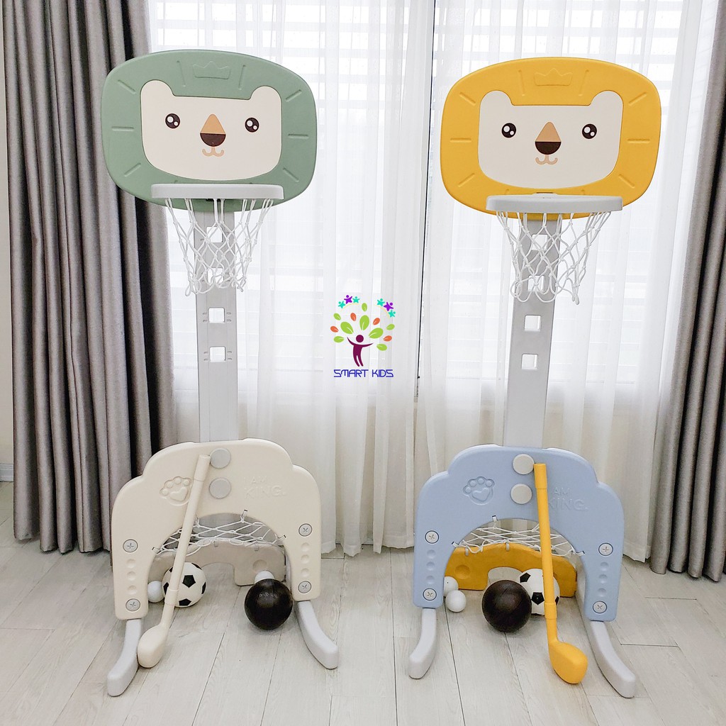 BỘ CẦU GÔN BÓNG RỔ LIÊN HOÀN 3IN1 HOLLA