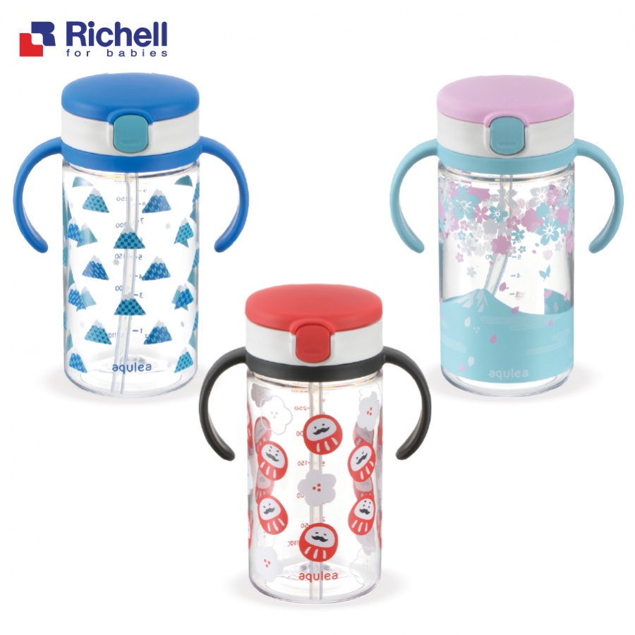 Cốc ống hút RICHELL Nhật Bản Chính hãng