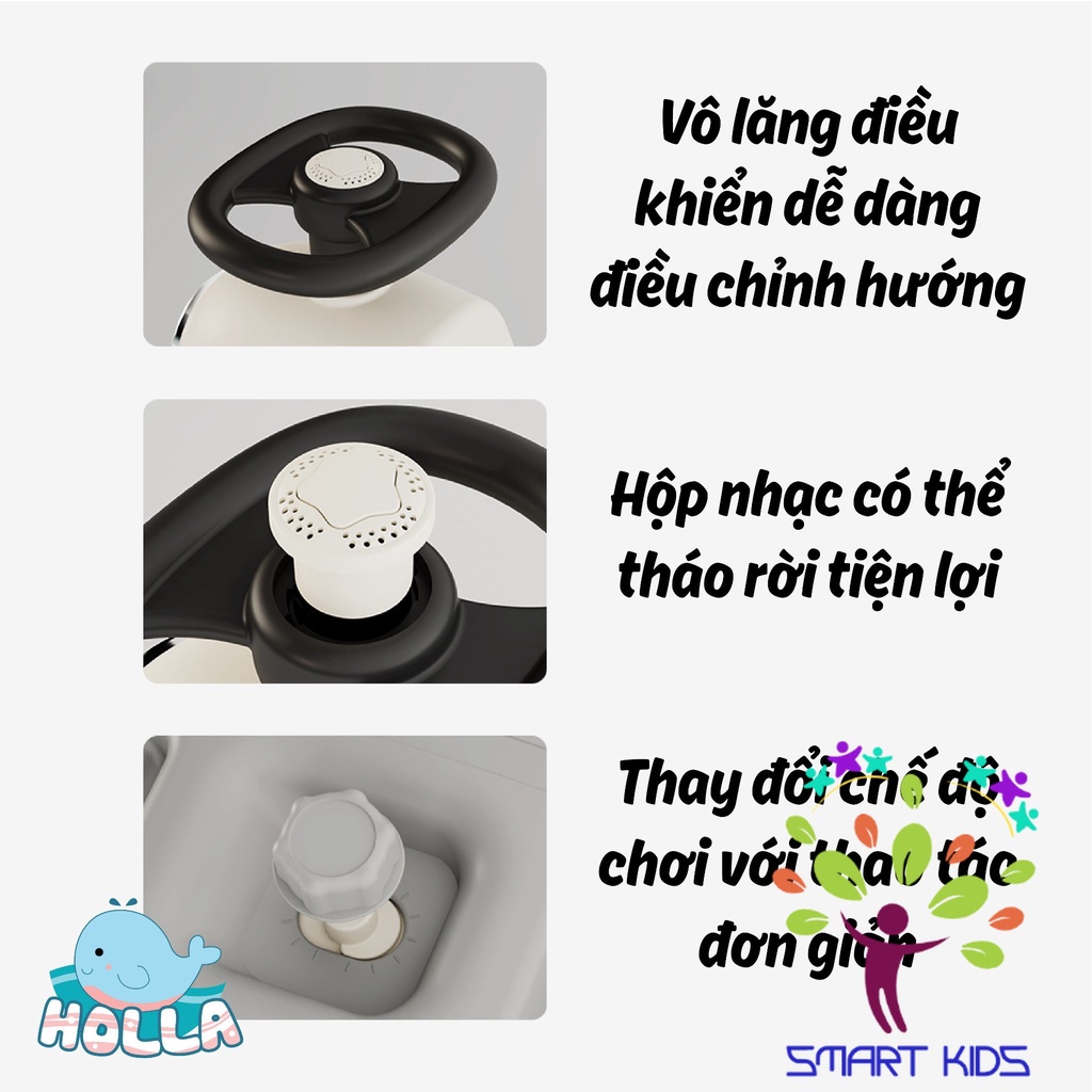 Ô tô bập bênh Holla 3in1 HL-10175