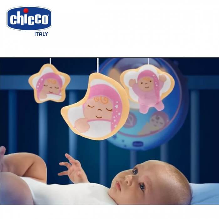 Treo cũi đa năng ngân hà diệu kỳ Chicco màu hồng