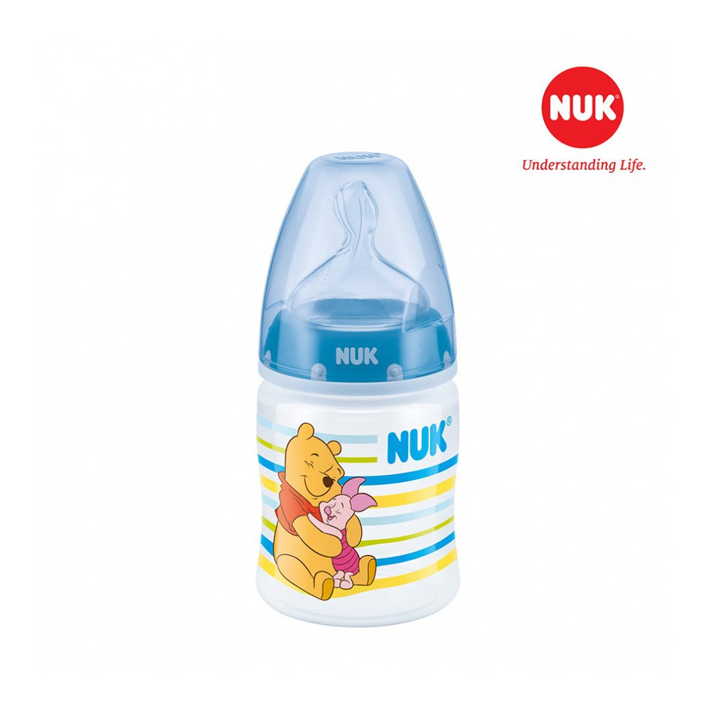 Bình sữa NUK Premium Choice nhựa PP núm ti Silicone S1 - M(Disney)