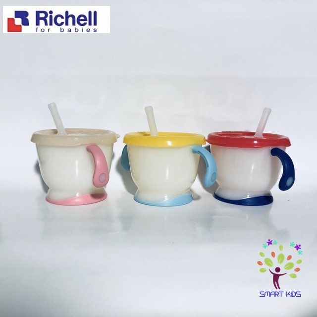 Cốc tập uống 3 giai đoạn Richell Nhật Bản chính hãng