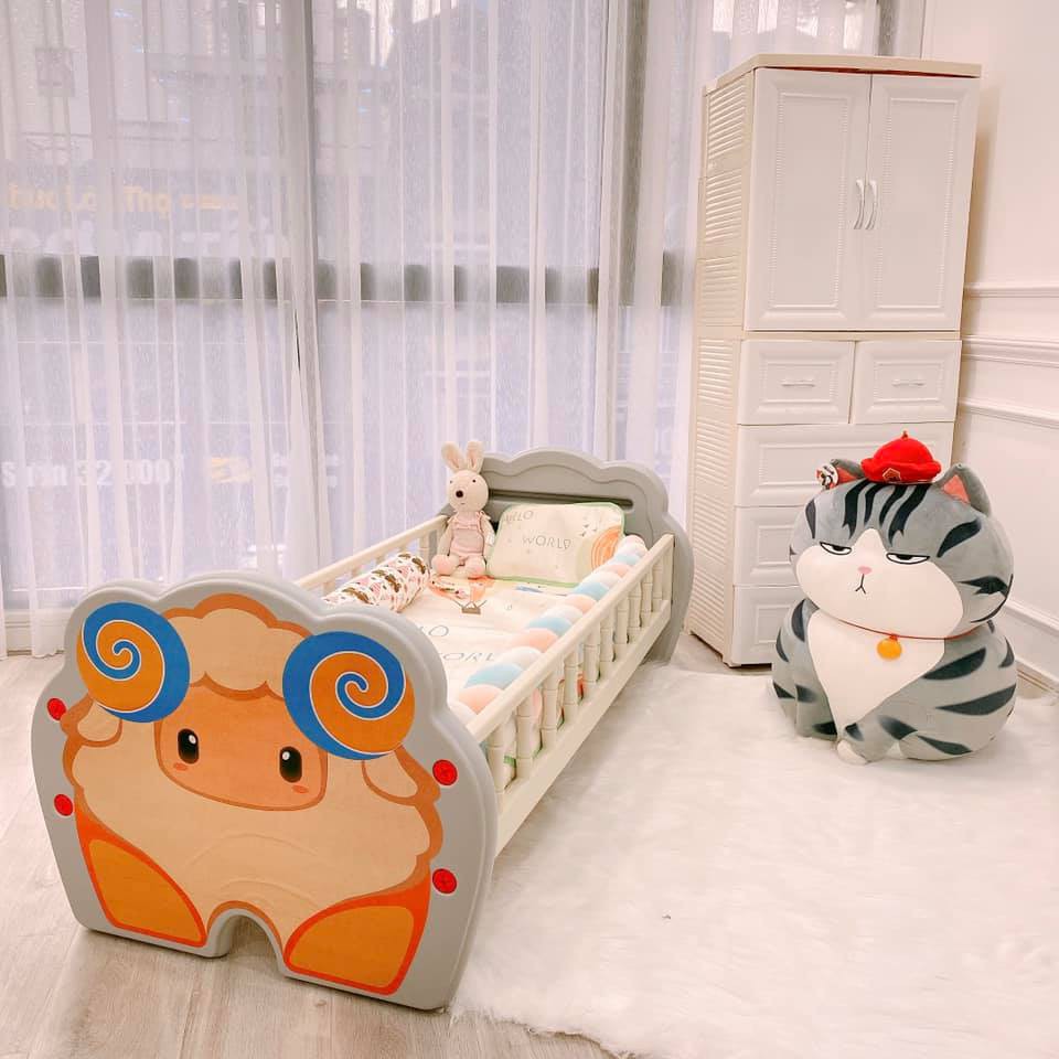 Giường nhựa Holla, giường nhựa cho bé ngủ HL-0907