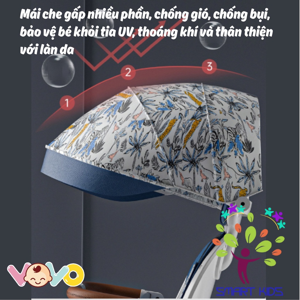Xe Đẩy Đảo Chiều Vovo Vo-021