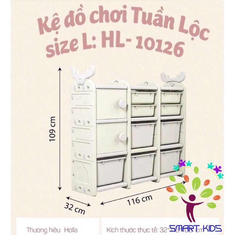 Tủ Đồ Chơi, Kệ Đồ Chơi Tuần Lộc Holla