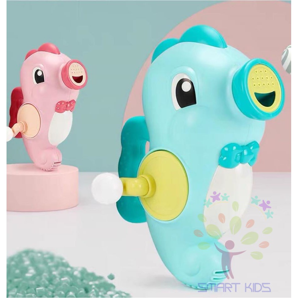 Đồ chơi nhà tắm cá ngựa xoay phun nước Umoo