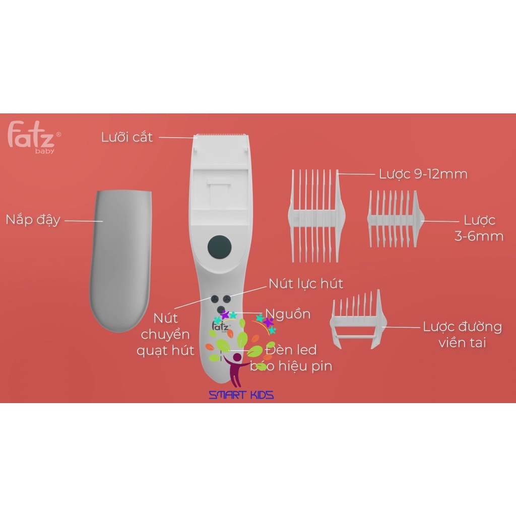 Tông Đơ Cắt Tóc Cho Bé Fatz Baby - Trim 3 - FB7960BC