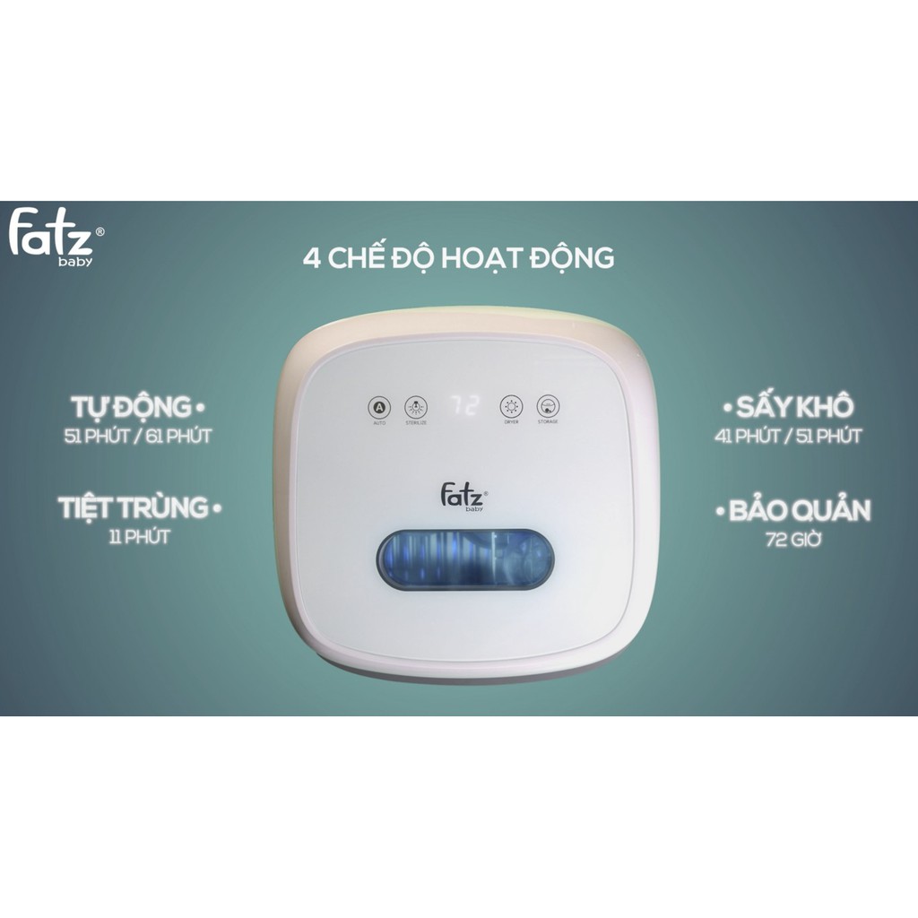 MÁY TIỆT TRÙNG UV CÓ CHỨC NĂNG SẤY KHÔ - SUPER 4 - FATZ BABY FB4790MX