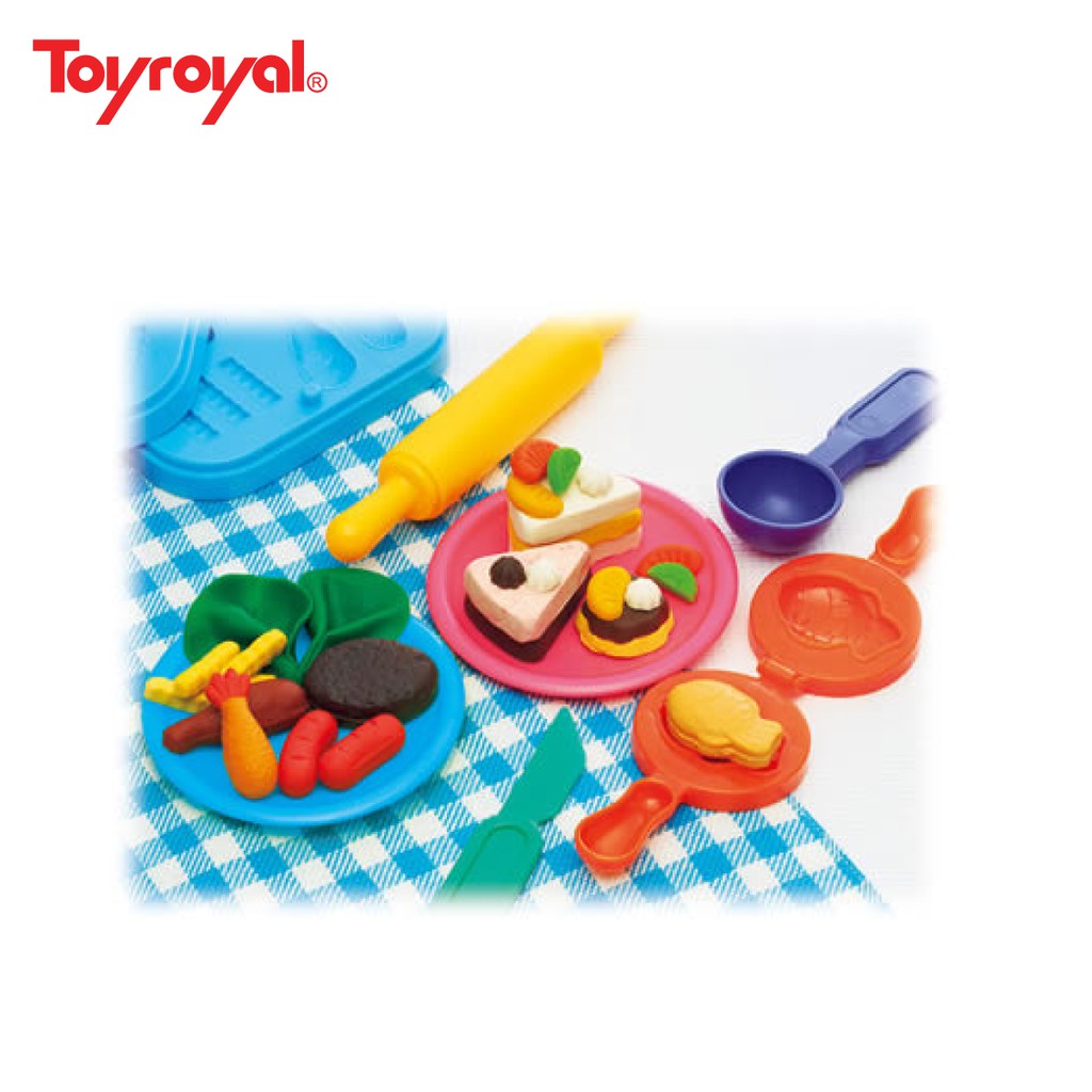 Set bột nặn nấu ăn 12 món Toyroyal