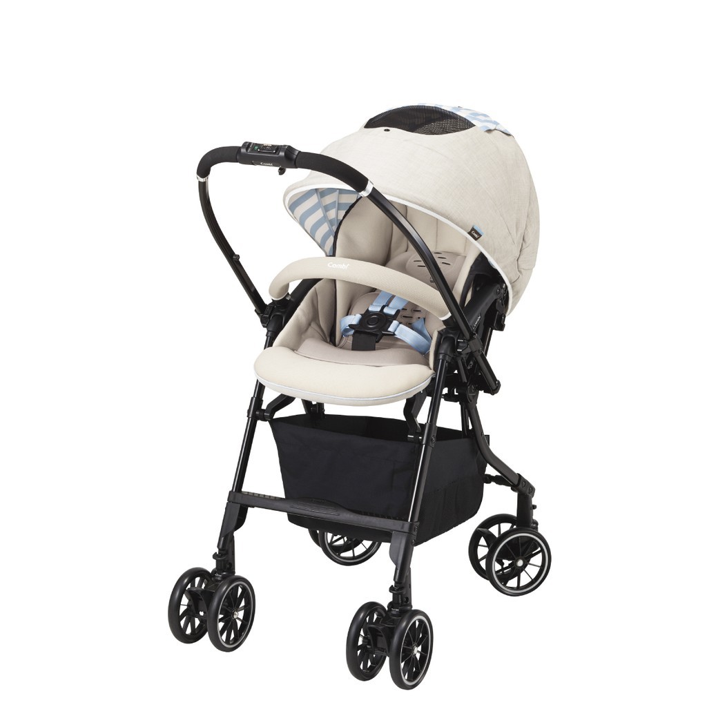 Xe đẩy Combi Mechacal Handy 4 bánh quay tự động