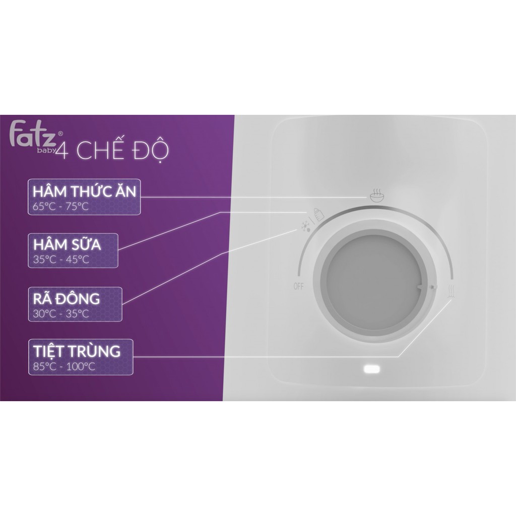 MÁY HÂM SỮA & TIỆT TRÙNG- MONO 6 - FATZ BABY FB3001TN