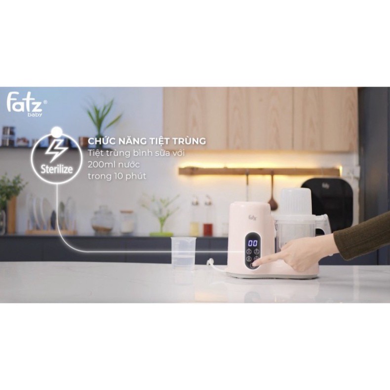 Máy Xay Hấp Thức Ăn Dặm Điện Tử Đa Năng AUTO 1 FATZ BABY FB9658MX