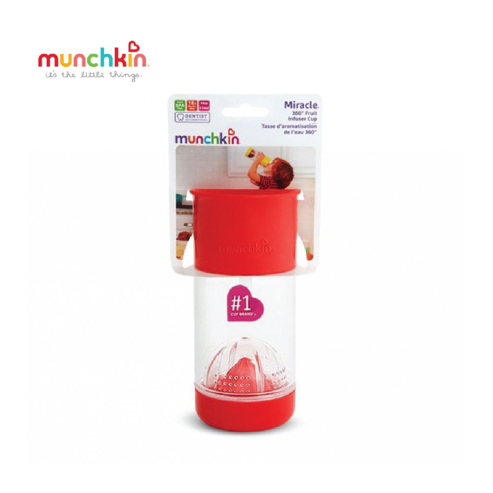 CỐC 360 ĐỘ CHỐNG ĐỔ CÓ NGĂN ÉP TRÁI CÂY MUNCHKIN