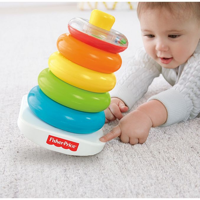 Tháp cầu vồng Fisher Price-Rock a Stack
