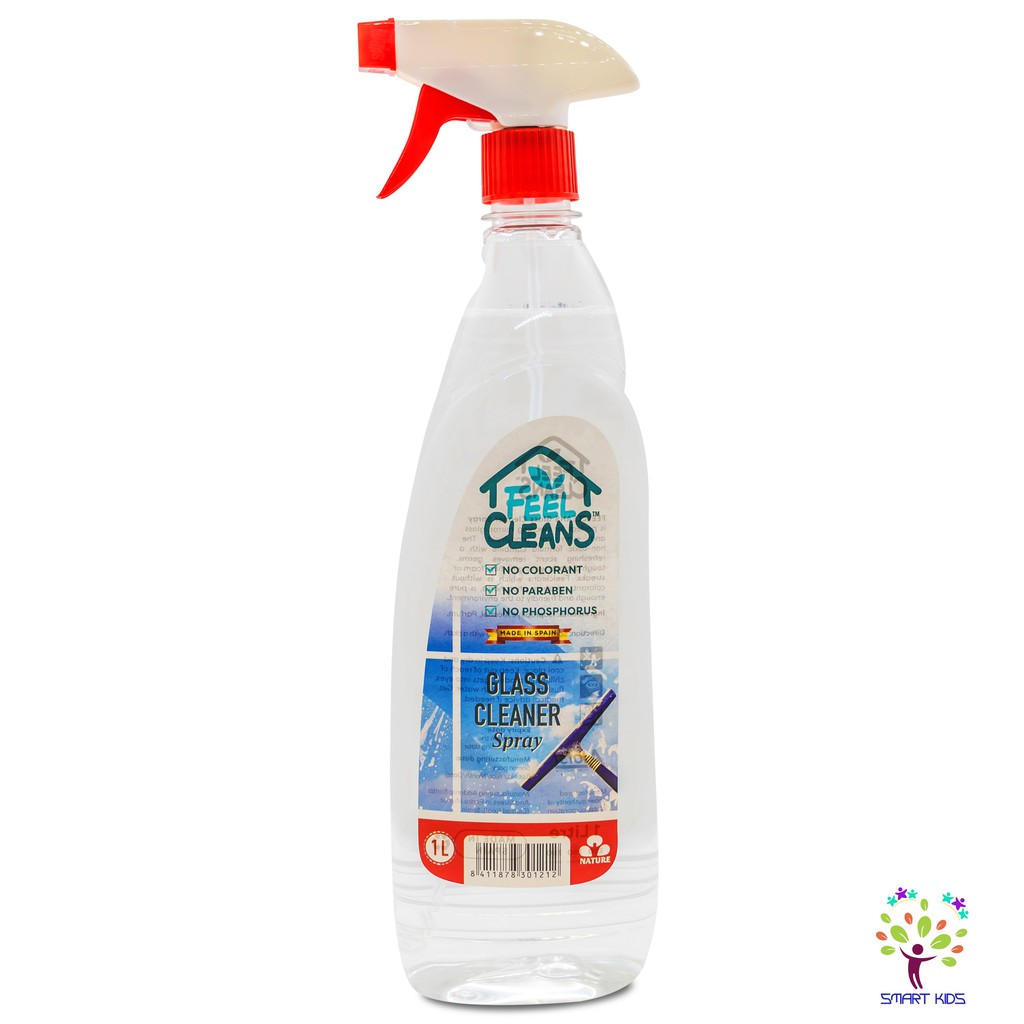 Nước xịt kính FeelCleans - 1 lít Made in Spain