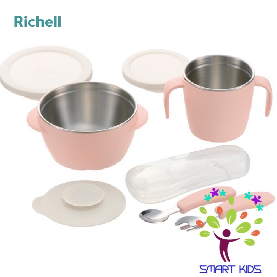 Cốc Inox 2 Tay Cầm T.L.I Richell