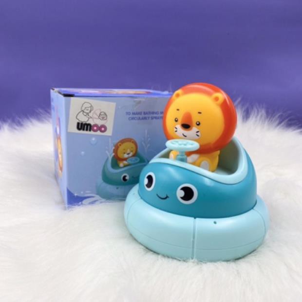 Đồ chơi tắm phi thuyền xoay tự động umoo chính hãng