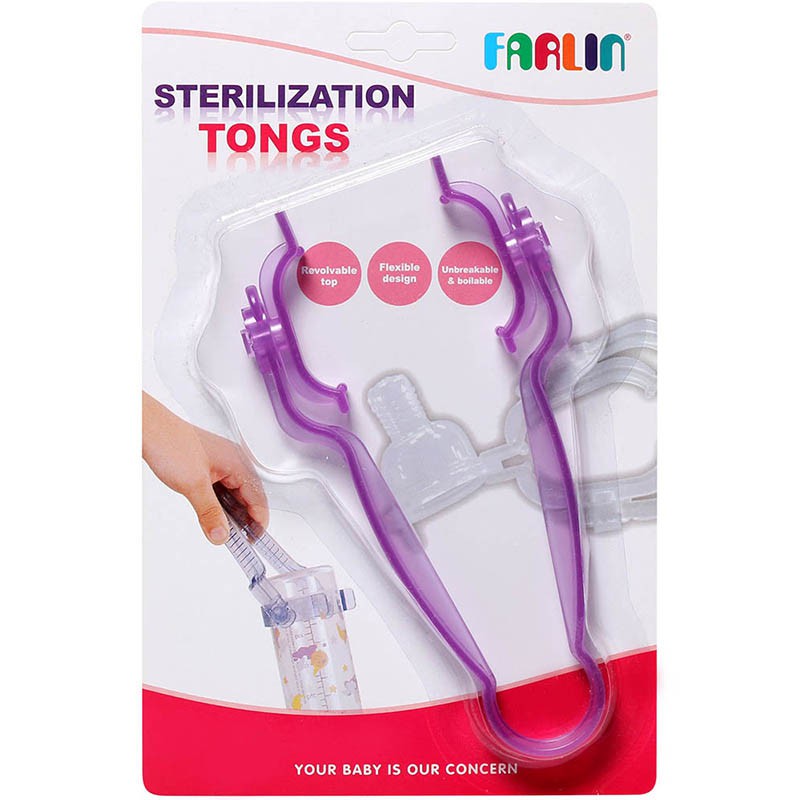 Kẹp gắp bình sữa bằng nhựa Farlin