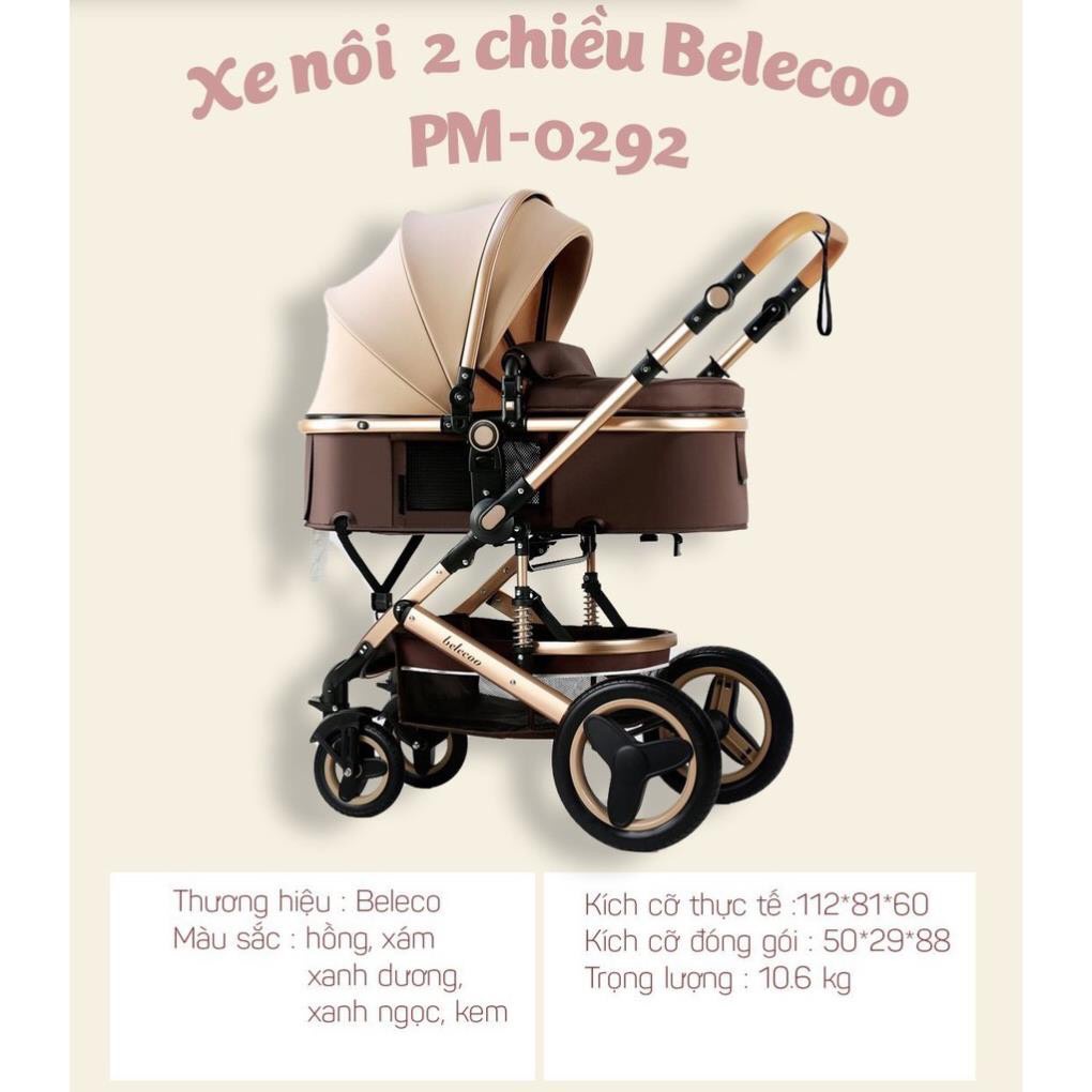 Xe nôi 2 chiều Belecoo PM-0292